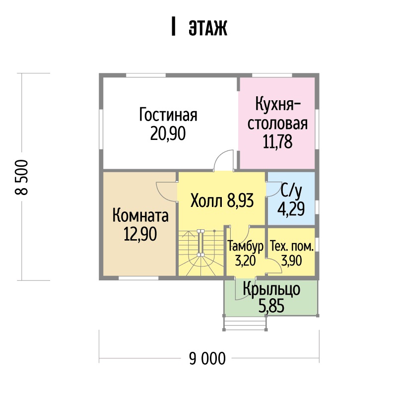 Проект дома бордо